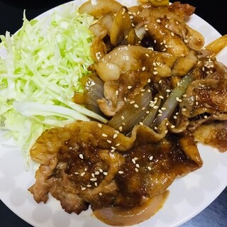 甘辛いタレでご飯がすすむ！豚の生姜焼き